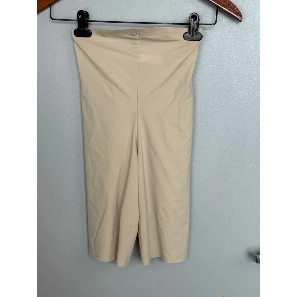 Spanx Higher Power Short High Waisted Shapewear‎ Mid Thigh Shaper Beige Medium